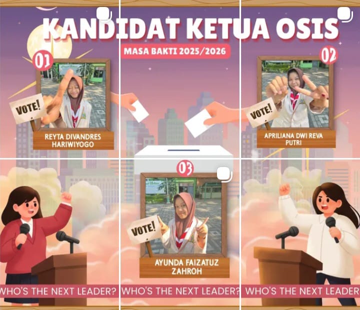Kandidat Ketua OSIS SNESMA Masa Bakti 2025 - 2026