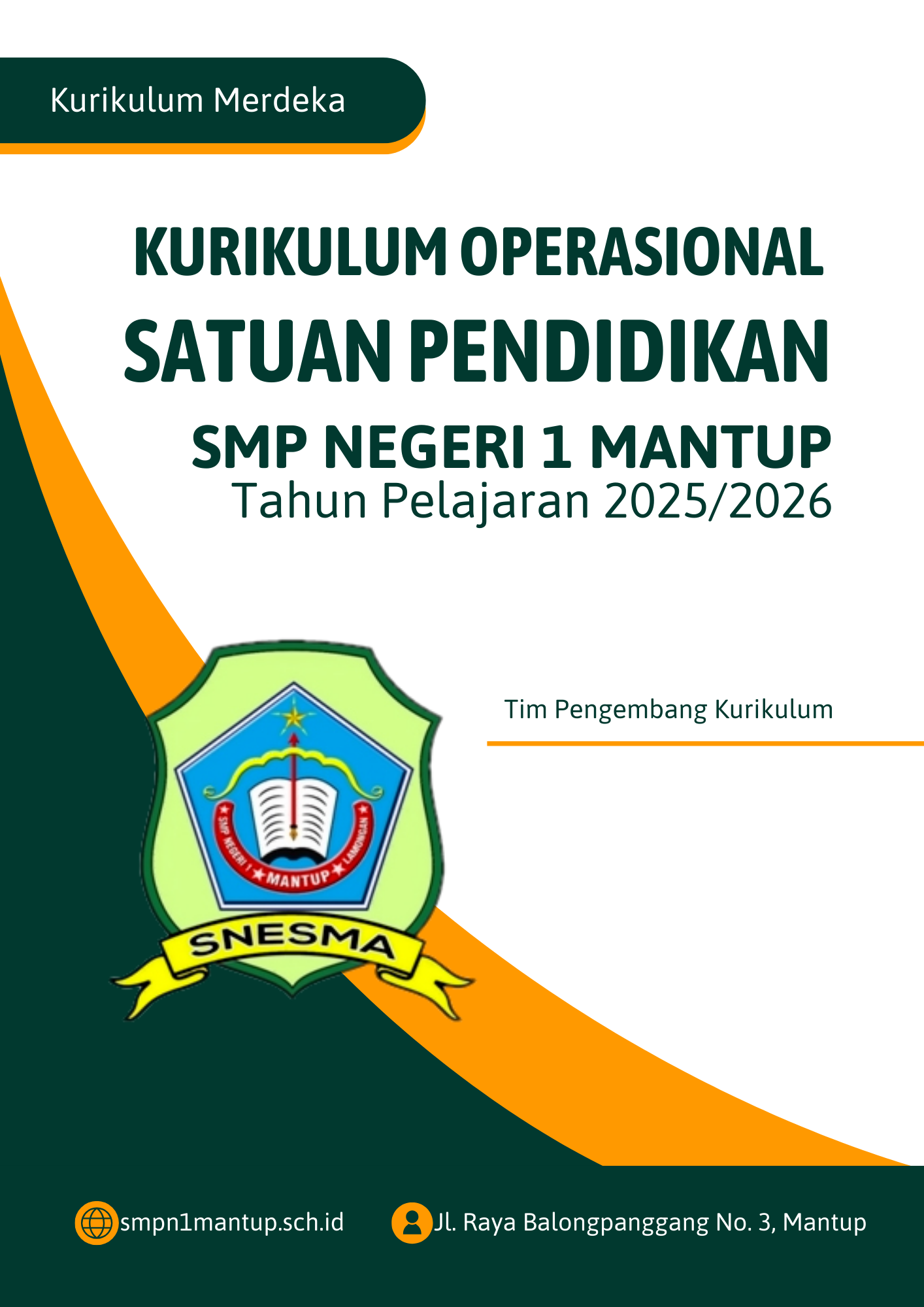 KURIKULUM OPERASIONAL SATUAN PENDIDIKAN